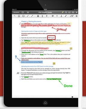 annotate pdf ipad pro pencil