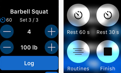 apple watch workout app weightlifting