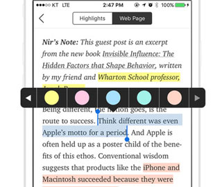 Web Highlighter Apps for iPhone & iPad