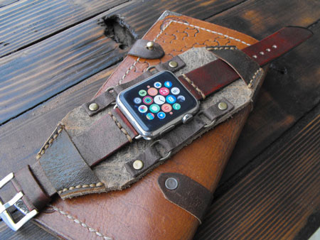 Steampunk apple watch outlet band