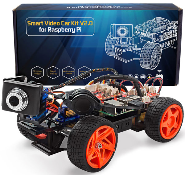 SunFounder Robotic Video Streaming Car for Raspberry Pi