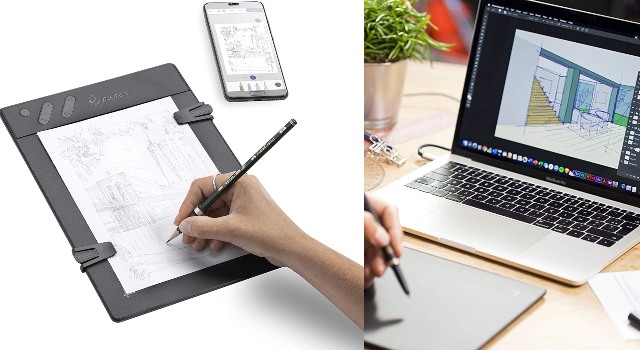 iskn Repaper: App Smart Graphic Tablet & Ring Digitize Your Drawings