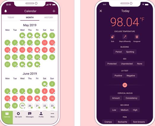 Natural Cycles Basal Body Thermometer Birth Control App
