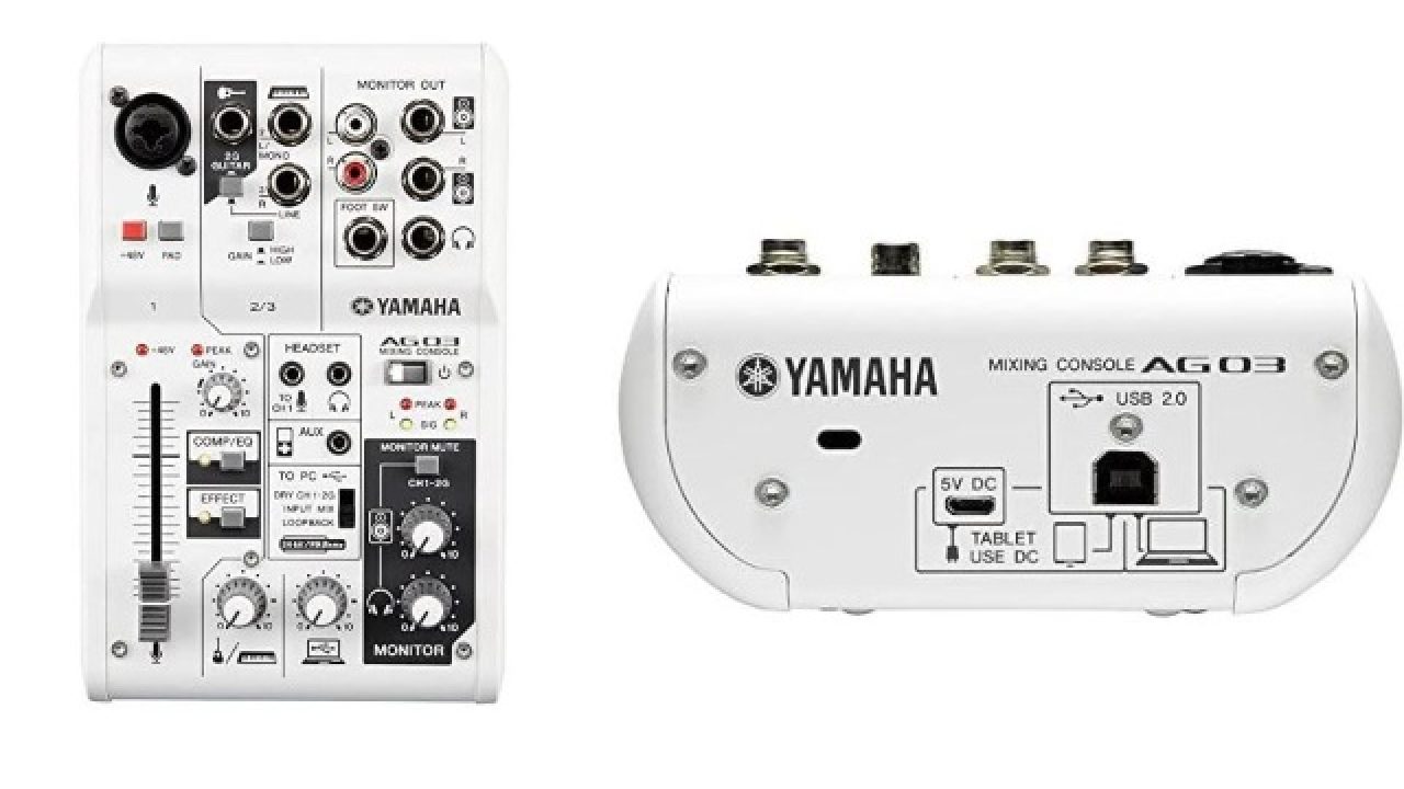 Yamaha Ag03 Ipad Mixer For Streamers