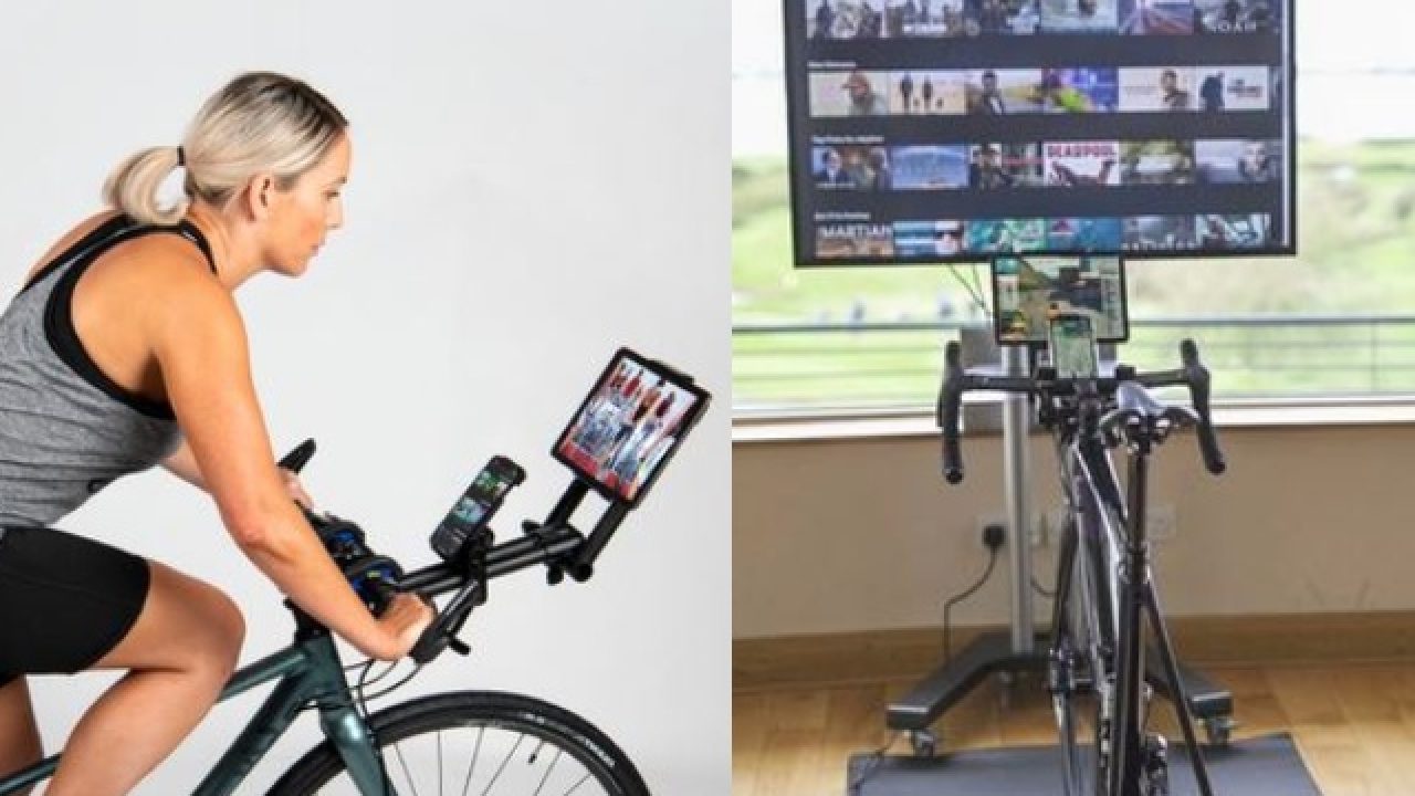 phone mount for indoor cycling