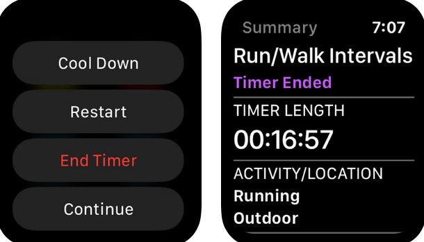 Intervals Pro Apple Watch Interval Timer App