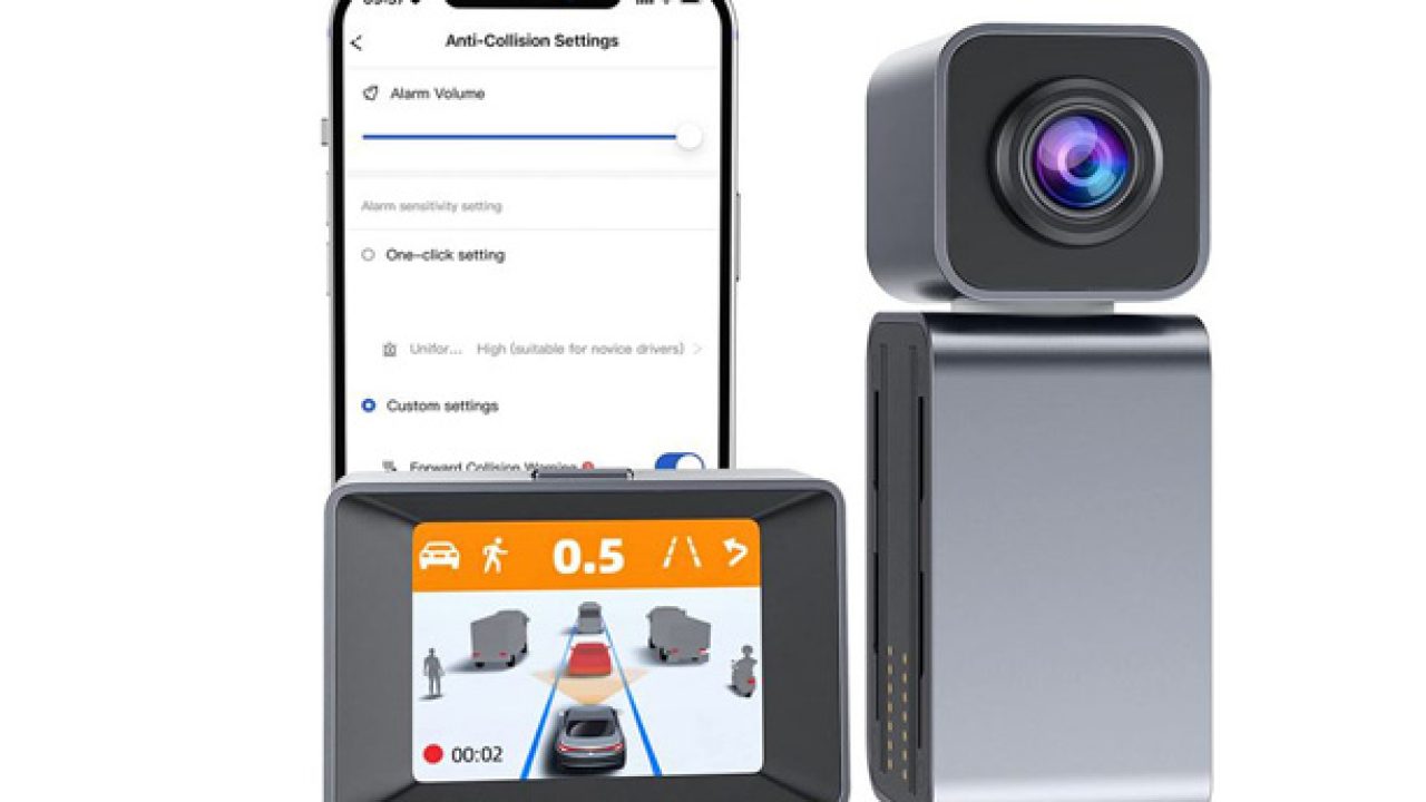 MINIEYE Smart Dash Cam with AI Collision Avoidance -