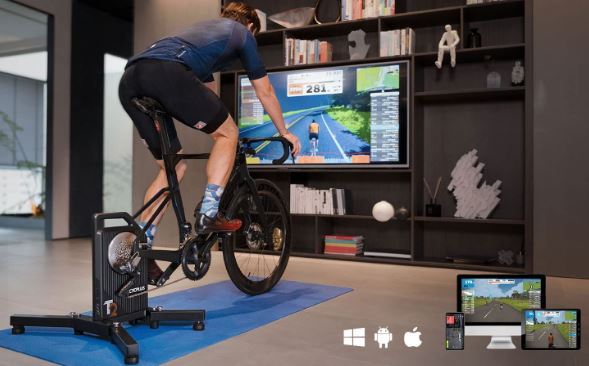 CYCPLUS T2 App Connected BLDC-Motor Drive Bike Trainer Requires No ...