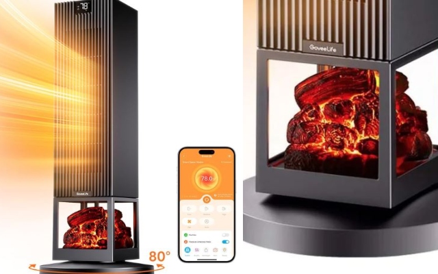 GoveeLife Smart Space Heater Max: App & Siri Controlled Heater With 3D ...